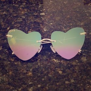 DIFF Sunglasses Remy Silver + Pastel Rainbow